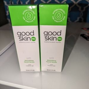 ❤good Skin MD 1.7oz SMOOTHING FACIAL SERUM with Vitamin B3 sensitive skin 2 PACK